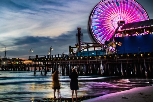 Santa Monica Pier en lunch
